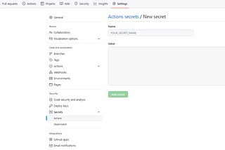 Github actions: Deploy Node.js on VPS