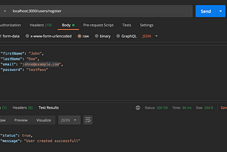 Express app with authentication using passport and sequelize with MySQL part 1