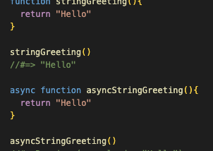 JavaScript 101: async/await