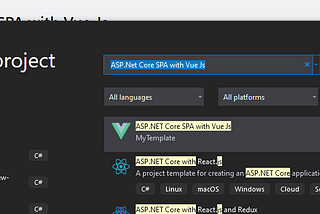 Vue Single Page Application with ASP.NET Core — No Node Js