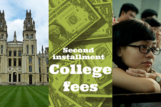 have you done second installment of college fees