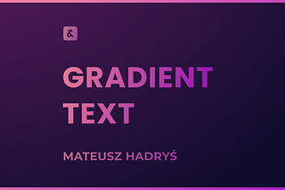 Gradient text in CSS