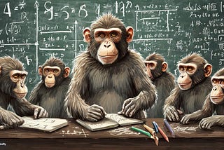 Current AI is nothing more than 100 monkeys hoping to get it right.