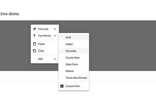 So I made… context menu library for web apps.