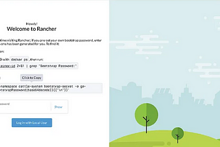 Ensure having a Rancher Admin