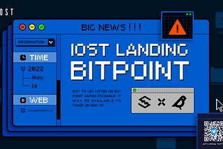 IOST To Get Listed on Bitpoint Japan Exchange