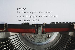 My Love Affair with Poetry