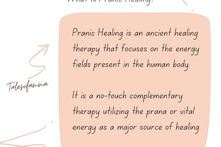No-touch distance Therapy — A Guide to Pranic Healing