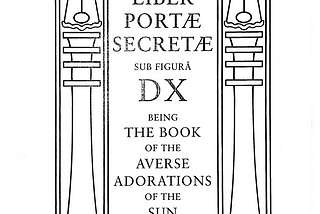 AN OVERVIEW OF LIBER PORTAE SECRETAE sub figura DX