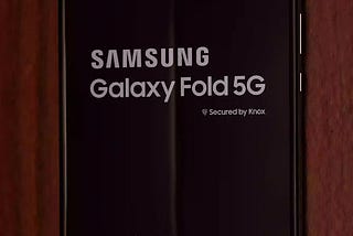 Photo of first gen Samsung Galaxy Fold