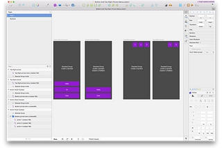 Sketch: “Adaptable” Bottom and Top-Right Pinned Menus using Anima App