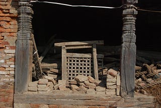 Reconstruction by the Battis Paneju Sangh at Bungamati