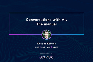 Conversations with AI — The manual