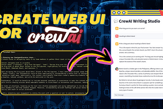 How to Implement a Simple UI for CrewAI applications