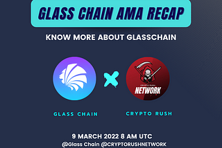 Glass Chain hosted an AMA with Crypto Rush last week