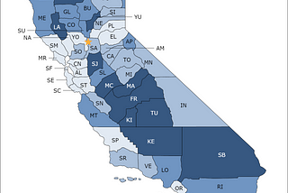 Social Determination of Health in California