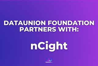 Converting Arthroscopic Surgical Images Into a DataUnion: DataUnion Foundation Partners With nCight