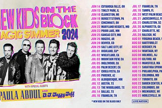 Boy Bands: Summer Magic Tour-New Kids on the Block with Paula Abdul and DJ Jazzy Jeff