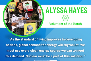 Generation Atomic’s May Volunteer Of The Month