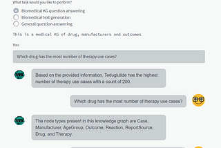 Using Large Language Models to Build a Biomedical Chatbot