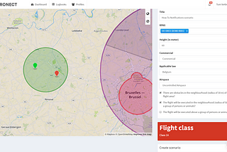 How To: Make Notifications for Drone Flights in Belgium using IDRONECT