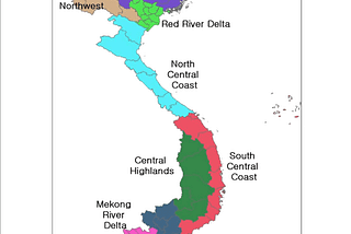 List of regions of Vietnam