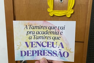 Hoje eu chorei na nutri