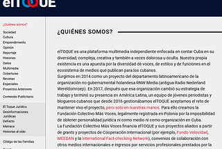 Meedan, dollars for the Toque