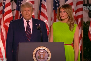 Trump Dresses First Lady In Green Screen To Bait Critics And Sow Distraction