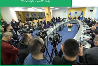 Ograničena transparentnost vlade u vezi sa dnevnim redom sastanaka