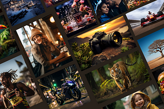 A collection of photorealistic images generated by the author (Tezan Sahu) using Midjourney
