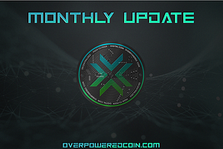 Welcome all to a new monthly update!