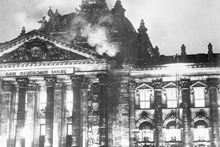 German Reichstag ablaze