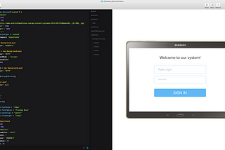 Framer Tutorial: Custom device, Input поля, перетекающий loading и радуга в конце