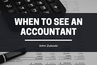 When To See an Accountant