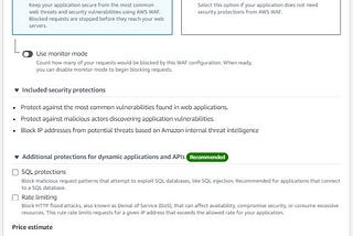Amazon CloudFront Security Recommendations and One-Click Security Protections