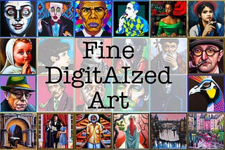 Fine DigitAIzed Art is a captivating Metaverse-born collection featuring 2022 diverse digital art…