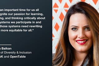 Q&A with Anika Balkan, Head of Diversity & Inclusion at KAYAK and OpenTable