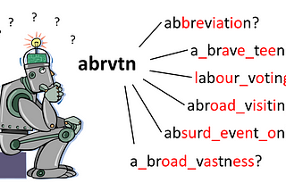 A machine learning model to understand fancy abbreviations, trained on Tolkien