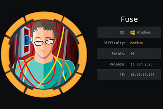 Fuse — HackTheBox