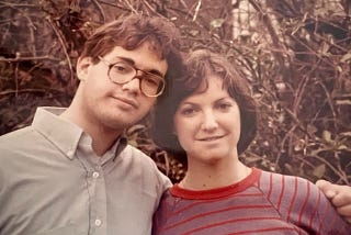 Photo of sister and brother, in their early teens