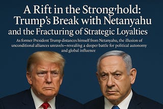 A Rift in the Stronghold: Trump’s Break with Netanyahu and the Fracturing of Strategic Loyalties