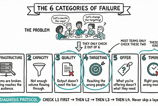 Operations Failure Diagnosis: The 6 Categories Most Teams Miss
