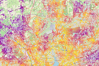 Creating a Traveling Distance Map for a Whole City With Python