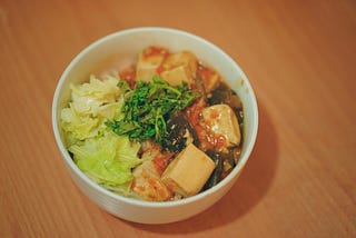 純素・料理筆記｜麻婆豆腐茄燴麵