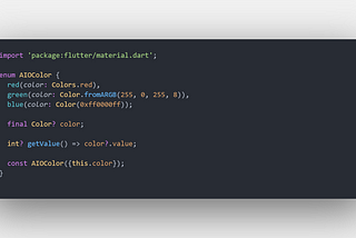 Enums - All In One Flutter