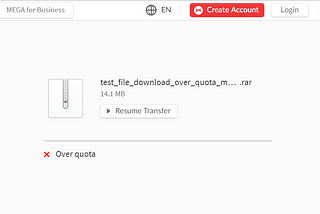 Cara atasi Over quota saat download di Mega