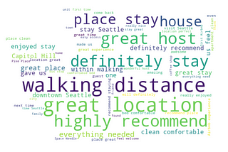 Seattle Confidential: unpacking Airbnb reviews with sentiment