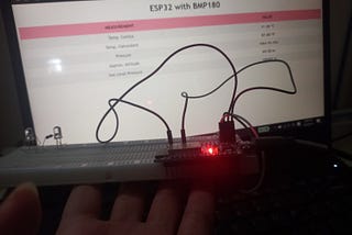 ESP32 Project #9 Building Weather Station with BMP180