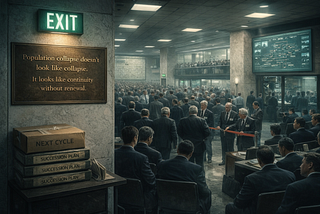 The Future Isn’t Broken. It’s Vacant.